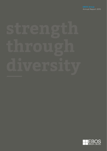 Miniature Ebos Group Rapport annuel 2015