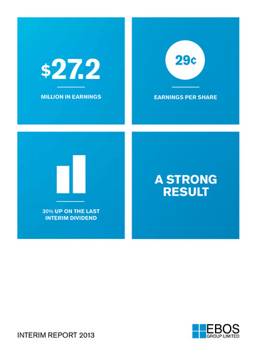 Thumbnail Ebos Group Half-year Report 2013-h1