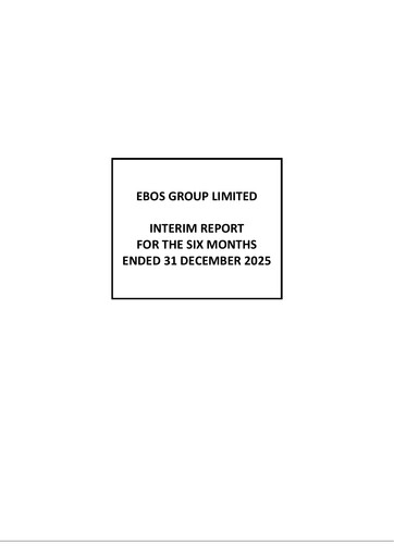 Thumbnail Ebos Group Half-year Report 2025-h1