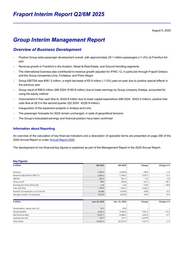 Thumbnail Fraport Half-year Report 2025-h1