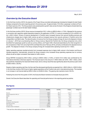 Thumbnail Fraport Quarterly Report 2019-q1