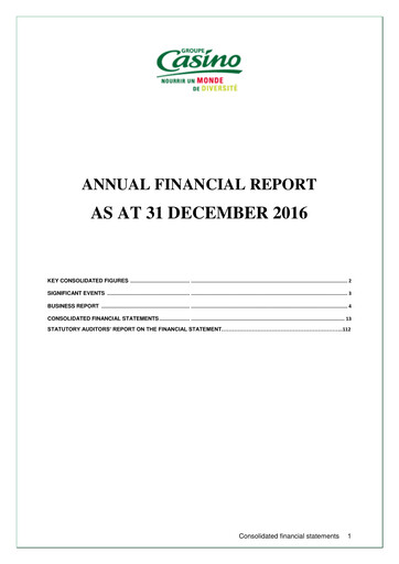 Thumbnail Casino Guichard-Perrachon Financial Report 2016