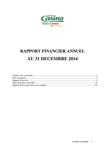 Thumbnail Casino Guichard-Perrachon Financial Report 2014
