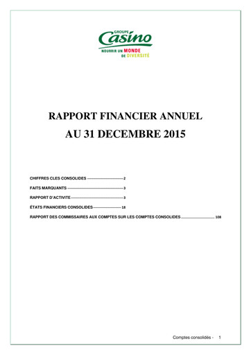 Thumbnail Casino Guichard-Perrachon Financial Report 2015