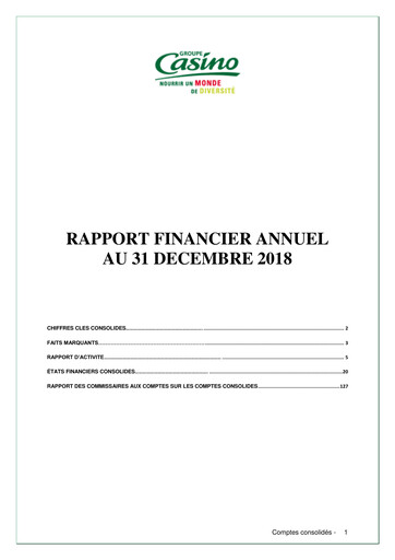Thumbnail Casino Guichard-Perrachon Financial Report 2018