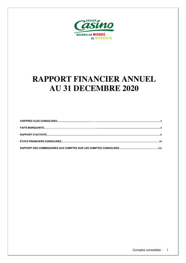 Thumbnail Casino Guichard-Perrachon Financial Report 2020
