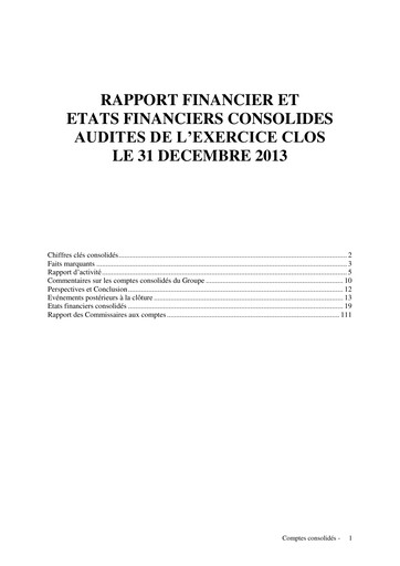 Thumbnail Casino Guichard-Perrachon Financial Statement 2013