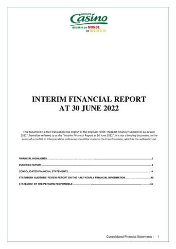 Vorschaubild Casino Guichard-Perrachon Halbjahresbericht 2022-h1