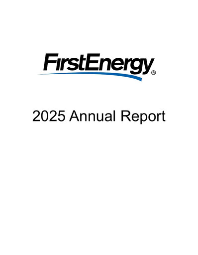 Thumbnail FirstEnergy Annual Report 2025