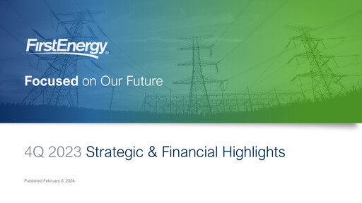 Thumbnail FirstEnergy Quarterly Report 2023-q4