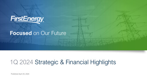 Thumbnail FirstEnergy Quarterly Report 2024-q1
