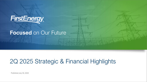 Thumbnail FirstEnergy Quarterly Report 2025-q2