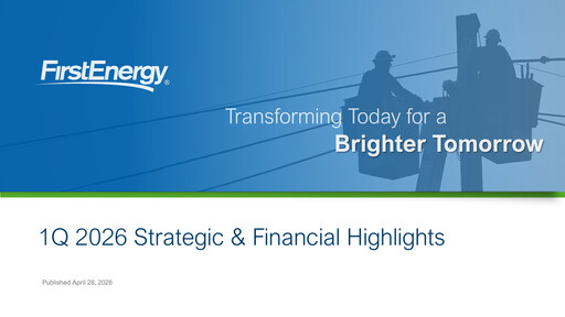 Thumbnail FirstEnergy Quarterly Report 2026-q1