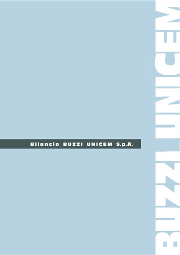 Thumbnail Buzzi Unicem
 Financial Statement 2003