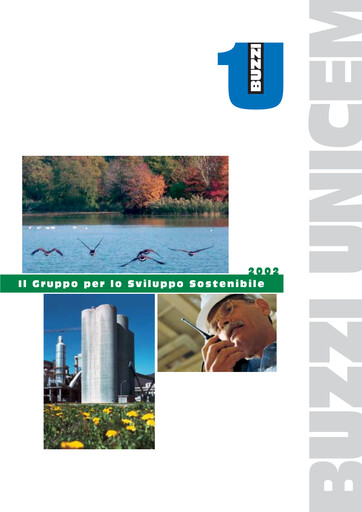 Thumbnail Buzzi Unicem
 Sustainability Report 2002