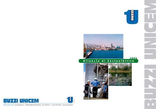 Thumbnail Buzzi Unicem
 Sustainability Report 2004