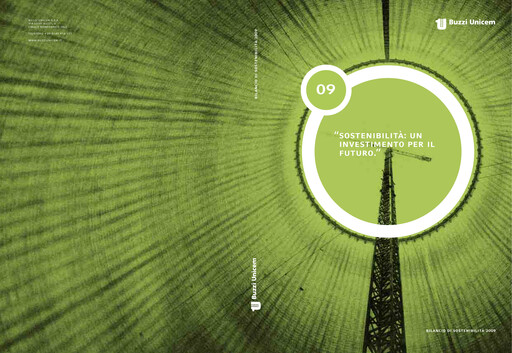 Thumbnail Buzzi Unicem
 Sustainability Report 2009