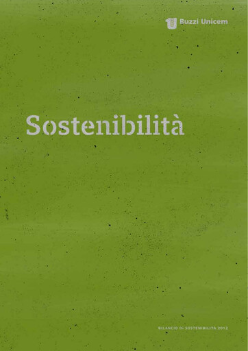 Thumbnail Buzzi Unicem
 Sustainability Report 2012