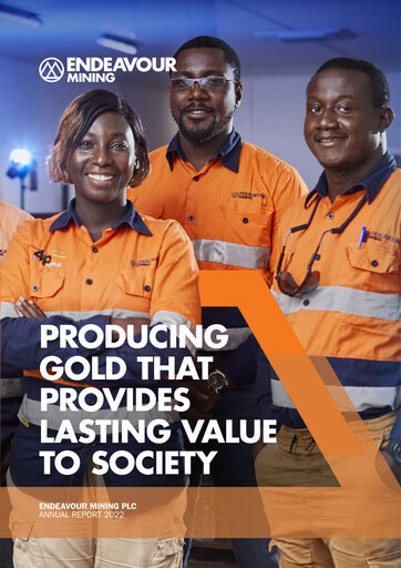 Thumbnail Endeavour Mining Annual Report 2022