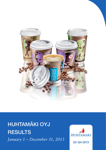 Thumbnail Huhtamäki Financial Statement 2013