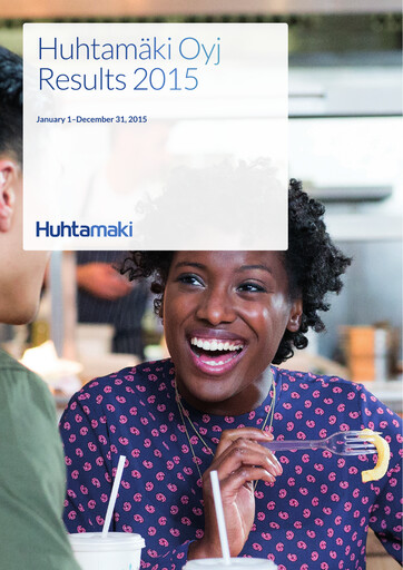 Thumbnail Huhtamäki Financial Statement 2015