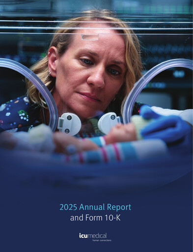 Thumbnail ICU Medical
 Annual Report 2025