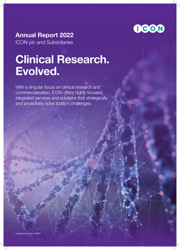 Miniature ICON plc Rapport annuel 2022
