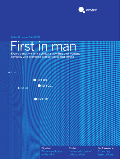 Vorschaubild Evotec Jahresbericht 2005