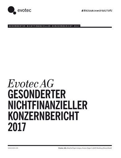 Thumbnail Evotec Sustainability Report 2017