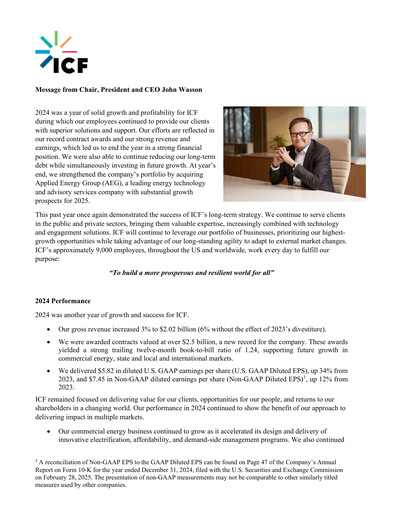 Miniature ICF International Rapport annuel 2024