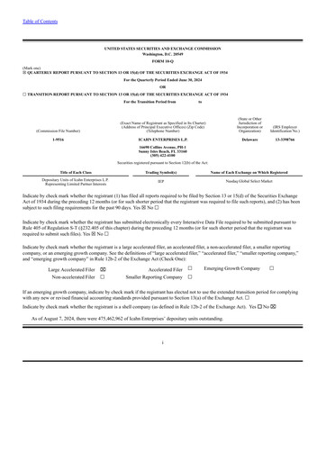 Thumbnail Icahn Enterprises
 Quarterly Report 2024-q2