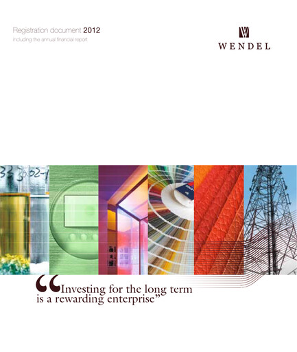 Vorschaubild Wendel Universelles Registrierungsdokument 2012