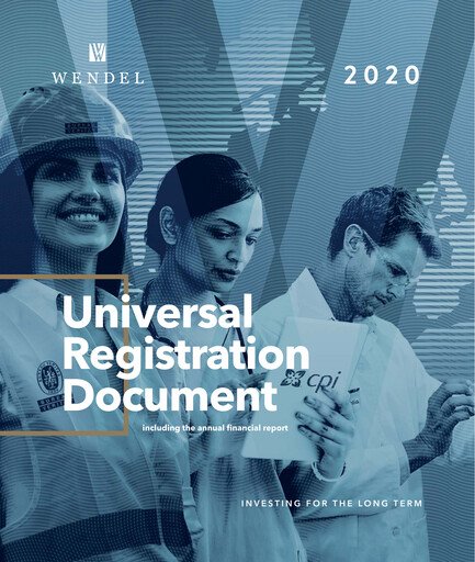 Vorschaubild Wendel Universelles Registrierungsdokument 2020