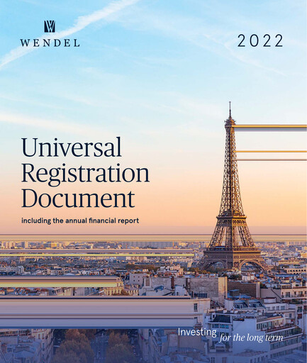 Vorschaubild Wendel Universelles Registrierungsdokument 2022