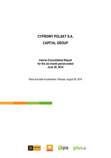 Thumbnail Cyfrowy Polsat
 Half-year Report 2014-h1