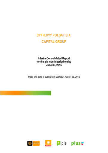 Thumbnail Cyfrowy Polsat
 Half-year Report 2015-h1