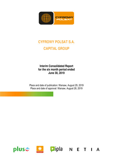 Thumbnail Cyfrowy Polsat
 Half-year Report 2019-h1