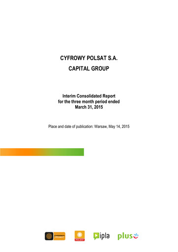 Thumbnail Cyfrowy Polsat
 Quarterly Report 2015-q1