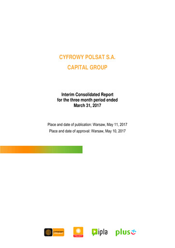 Thumbnail Cyfrowy Polsat
 Quarterly Report 2017-q1