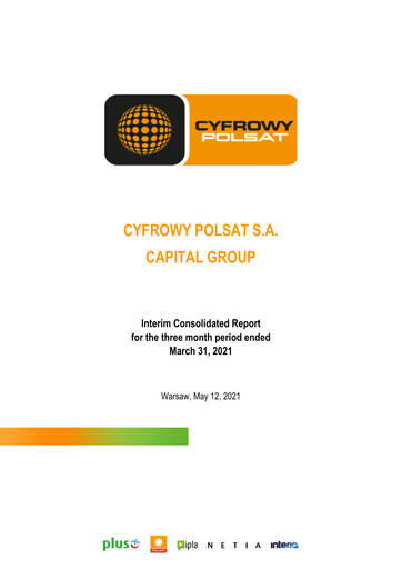 Thumbnail Cyfrowy Polsat
 Quarterly Report 2021-q1