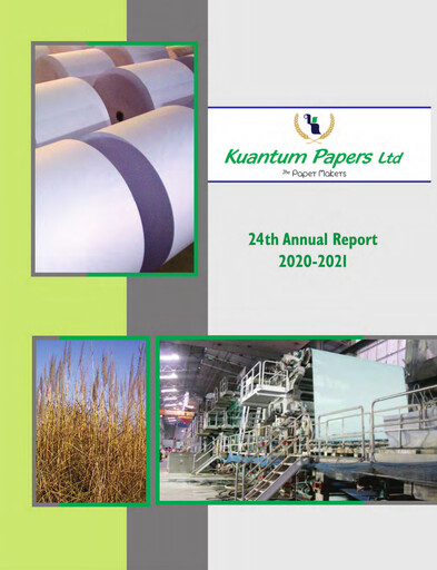 Miniature Kuantum Papers
 Rapport annuel 2020-2021