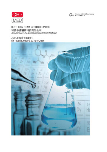 Thumbnail HUTCHMED Half-year Report 2015-h1