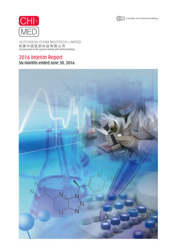 Thumbnail HUTCHMED Half-year Report 2016-h1