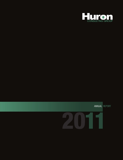 Miniature Huron Consulting Rapport annuel 2011