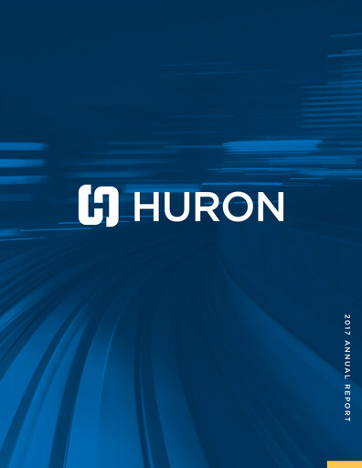 Miniature Huron Consulting Rapport annuel 2017