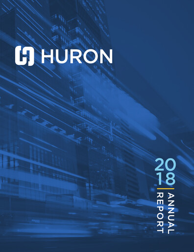 Miniature Huron Consulting Rapport annuel 2018