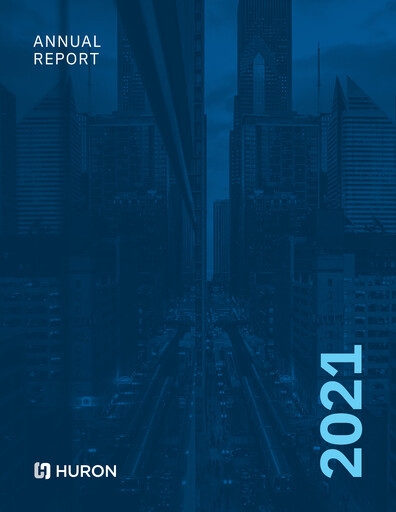 Miniature Huron Consulting Rapport annuel 2021