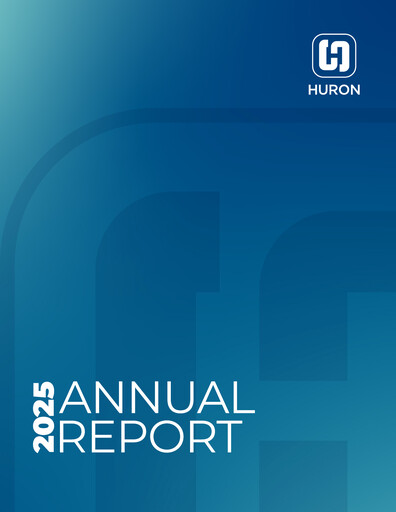 Miniature Huron Consulting Rapport annuel 2025