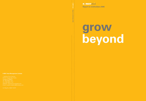 Thumbnail Keppel REIT
 Annual Report 2006
