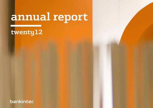 Thumbnail Bankinter Annual Report 2012